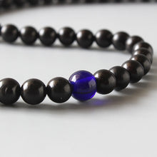 Load image into Gallery viewer, 108Mala Black Wood Beaded Bracelet