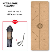 Load image into Gallery viewer, Natural Cork Yoga Mat Non-slip