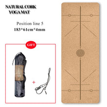Load image into Gallery viewer, Natural Cork Yoga Mat Non-slip