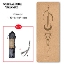 Load image into Gallery viewer, Natural Cork Yoga Mat Non-slip