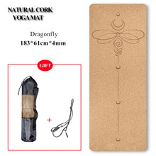Load image into Gallery viewer, Natural Cork Yoga Mat Non-slip