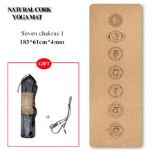 Load image into Gallery viewer, Natural Cork Yoga Mat Non-slip