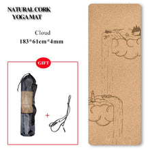 Load image into Gallery viewer, Natural Cork Yoga Mat Non-slip
