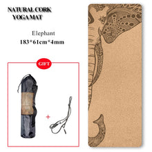 Load image into Gallery viewer, Natural Cork Yoga Mat Non-slip