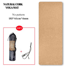 Load image into Gallery viewer, Natural Cork Yoga Mat Non-slip