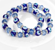 Load image into Gallery viewer, Charm Blue Beads Lucky Bracelet