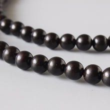 Load image into Gallery viewer, 108Mala Black Wood Beaded Bracelet