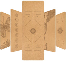 Load image into Gallery viewer, Natural Cork Yoga Mat Non-slip