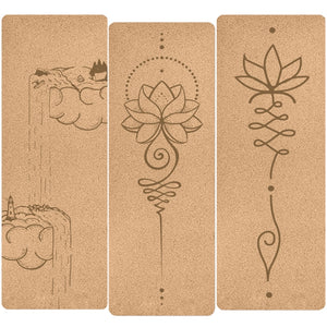 Natural Cork Yoga Mat Non-slip