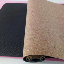 Load image into Gallery viewer, Natural Cork Yoga Mat Non-slip
