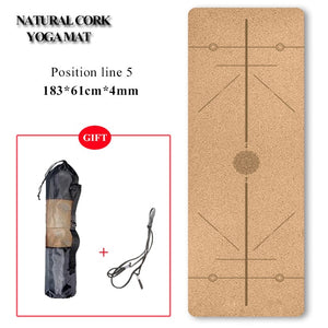 Natural Cork Yoga Mat Non-slip