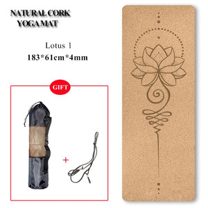 Natural Cork Yoga Mat Non-slip