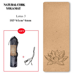 Natural Cork Yoga Mat Non-slip