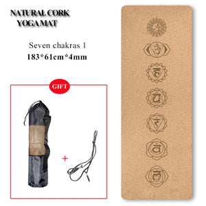 Natural Cork Yoga Mat Non-slip