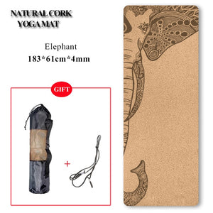 Natural Cork Yoga Mat Non-slip