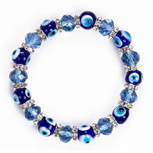 Load image into Gallery viewer, Charm Blue Beads Lucky Bracelet
