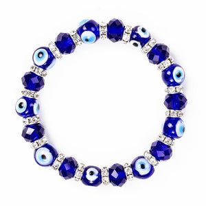 Charm Blue Beads Lucky Bracelet
