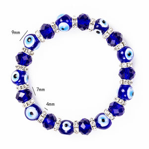 Charm Blue Beads Lucky Bracelet